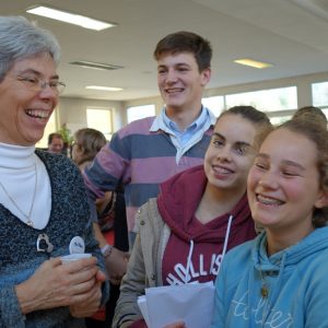 lycéens et Christine